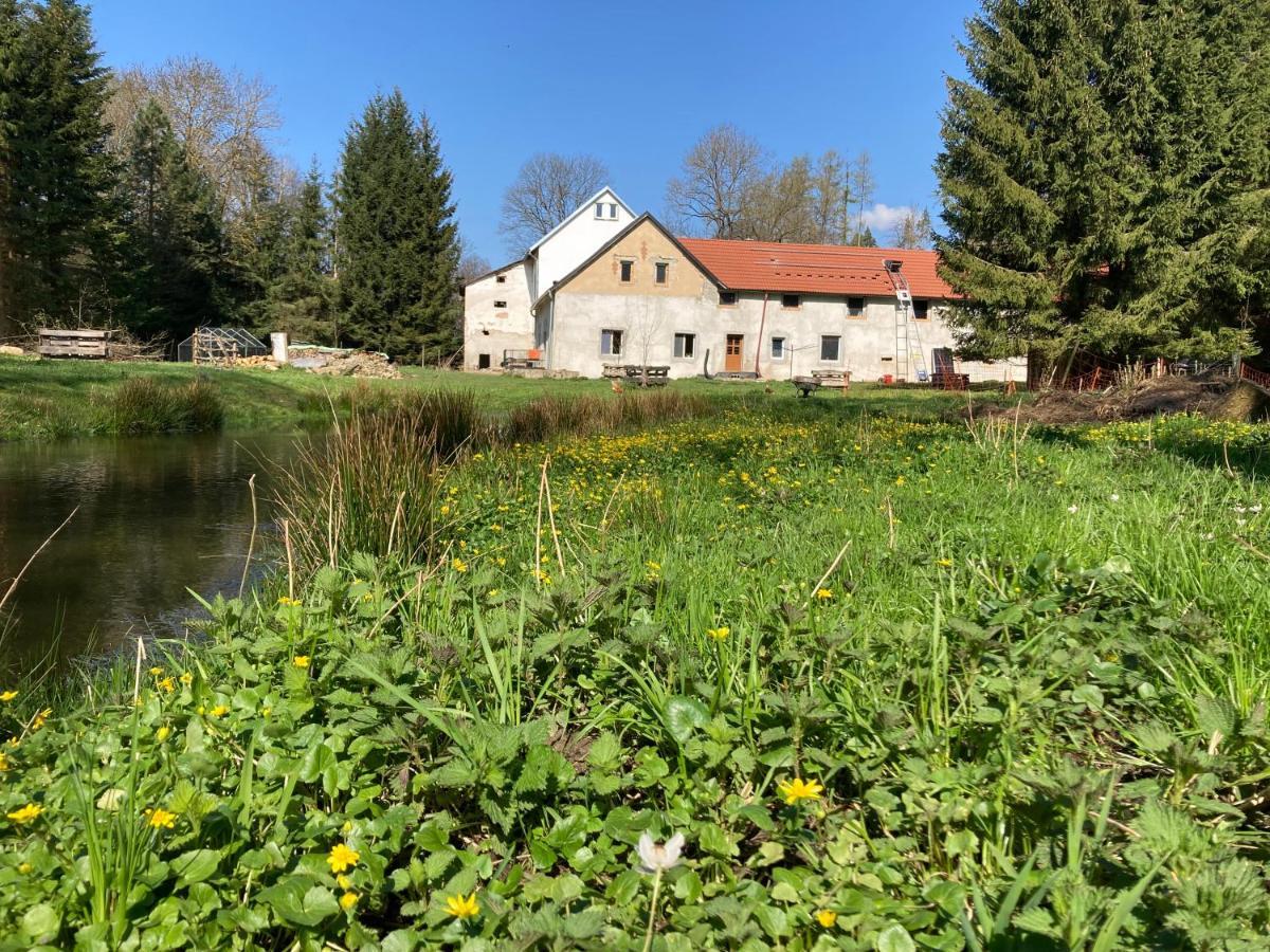 Ferienwohnung Na Mlejne Telč Exterior foto